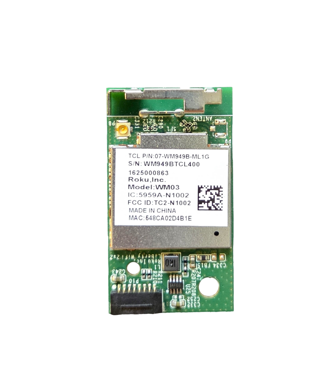 07-WM949B-ML1G TCL Wi-Fi Board, TC2-N1002, WM03, 49FP110