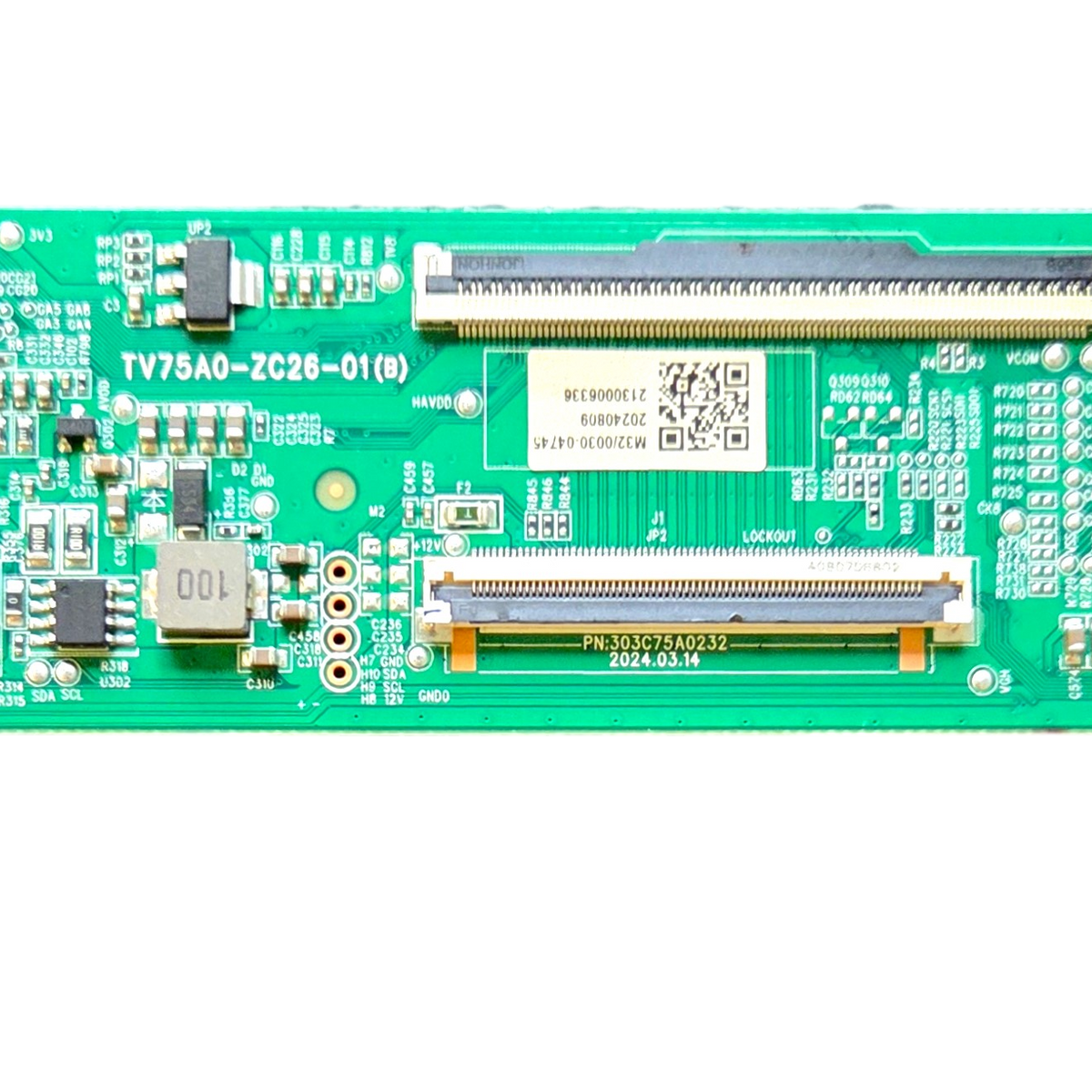 513C75A0M32 Onn T-Con Board, TV75A0-ZC26-01(B), 100012587 – TV