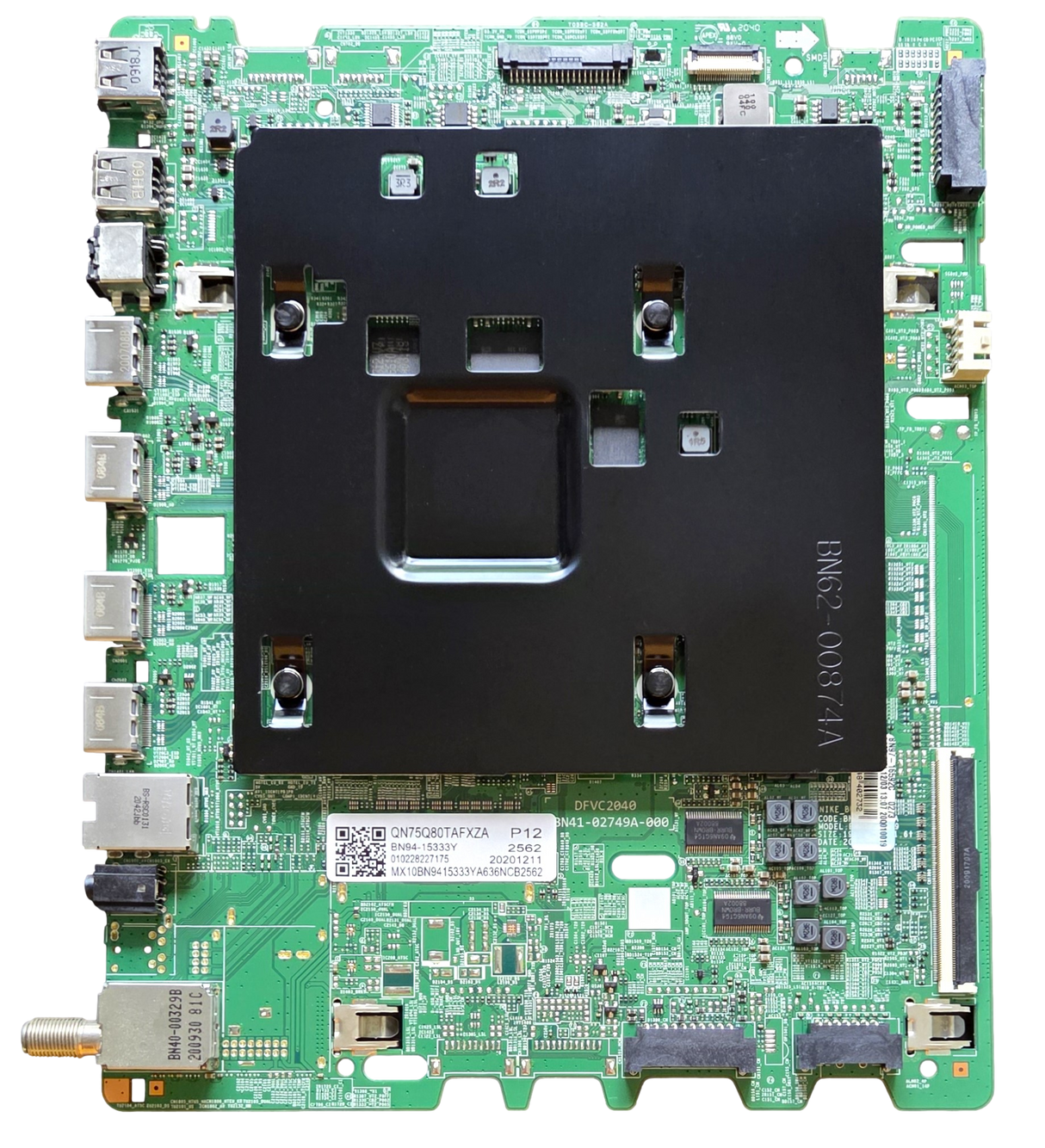 BN94-15333Y Samsung Main Board, BN97-16592C, BN41-02749A-000, QN75Q80TAF, QN75Q80TAFXZA, QN75Q8DTAFXZA