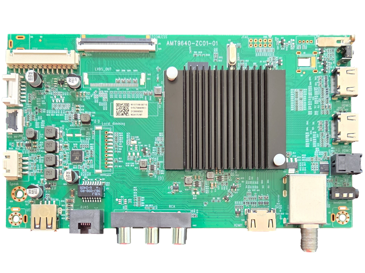 M24175-MT Onn Main Board, AMT9640-ZC01-01, 515CT9640M11, M11, 100012585