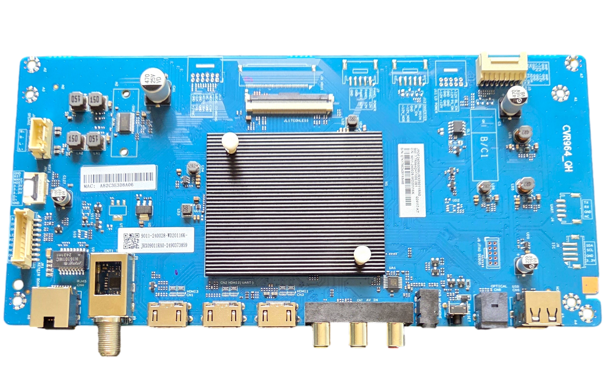 9011-240028-WD20116K Onn Main Board, 9011-240028-WD20116K, CVR964_QH, 100012585
