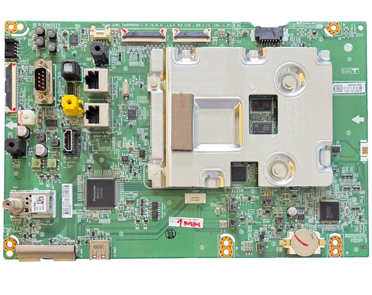 EBT66221101 LG Main Board, EAX69082501(1.0), 65832401, 89368501, 86UT640S0UA