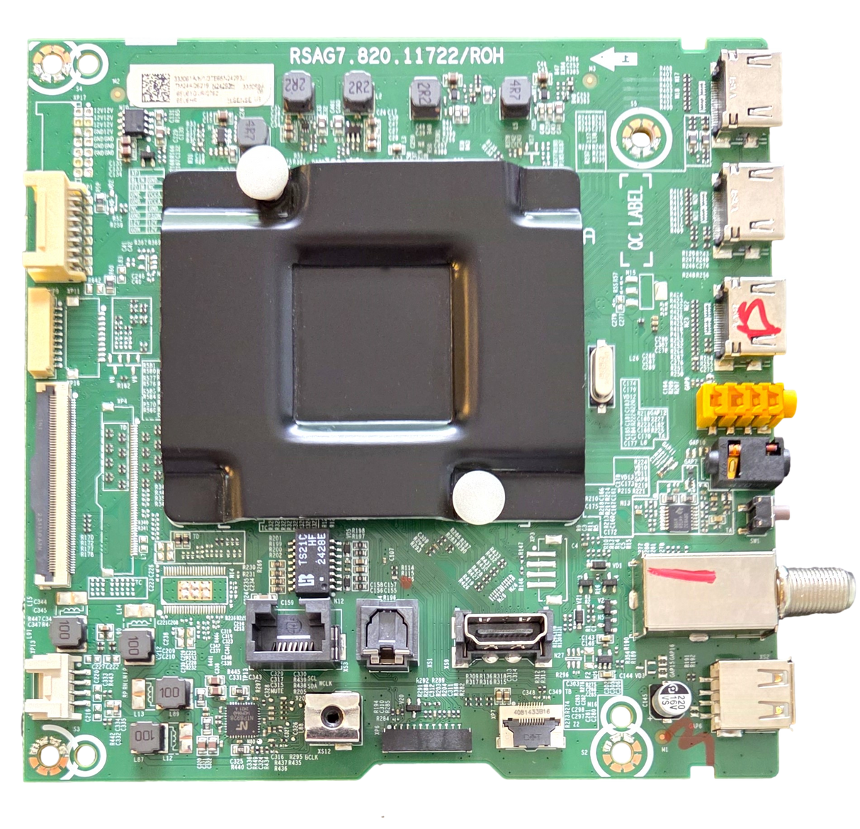 333061 Hisense Main Board, RSAG7.820.11722/R0H, 333059, 65U6HR, 65U6KR