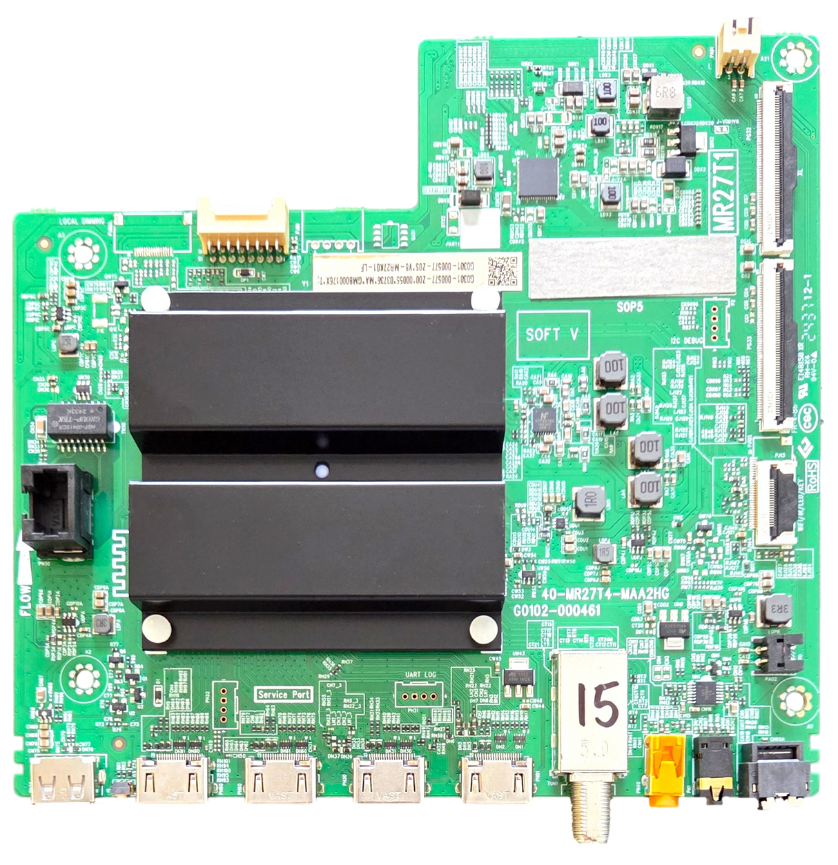 G0301-000577-Z00 TCL Main Board, G0301-000577, 40-MR27T4-MAA2HG, G0102-000461, 65S451