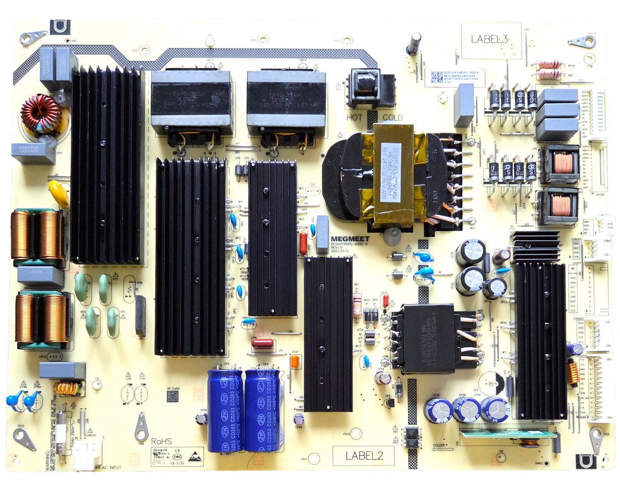 9012-242100 Sharp Power Supply, MP350TL-6Q52-K, 4P-B86EJ2U