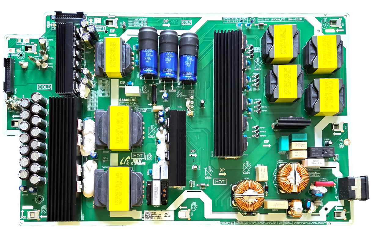 BN44-01326A Samsung Power Supply, L83CA9N_FVD, BN4401326A, QN83S90FAEXZA