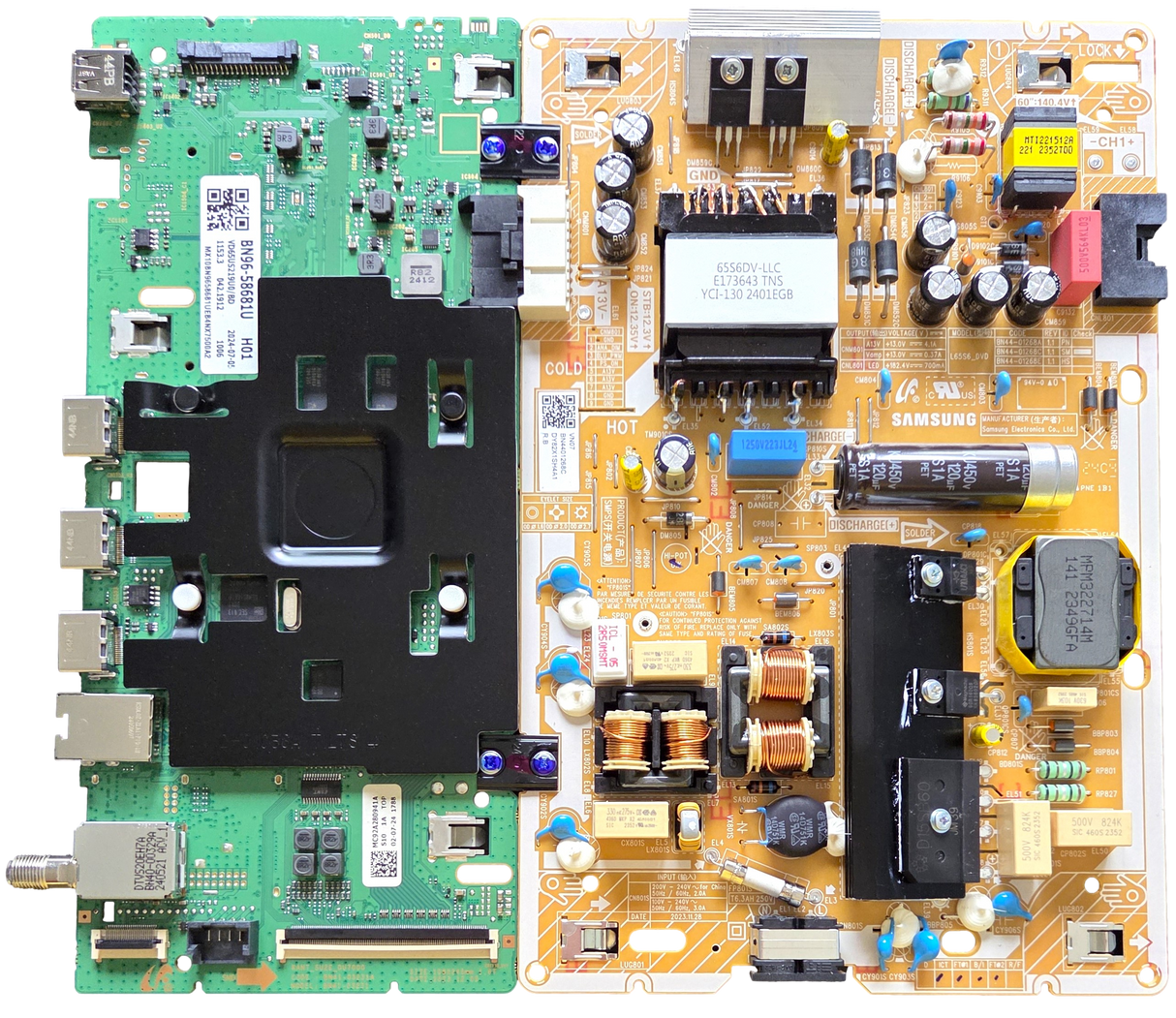 BN96-58681U-COMBO Samsung Main Board/Power Supply, BN44-01268C, BN41-03231A, UN65DU7200FXZA