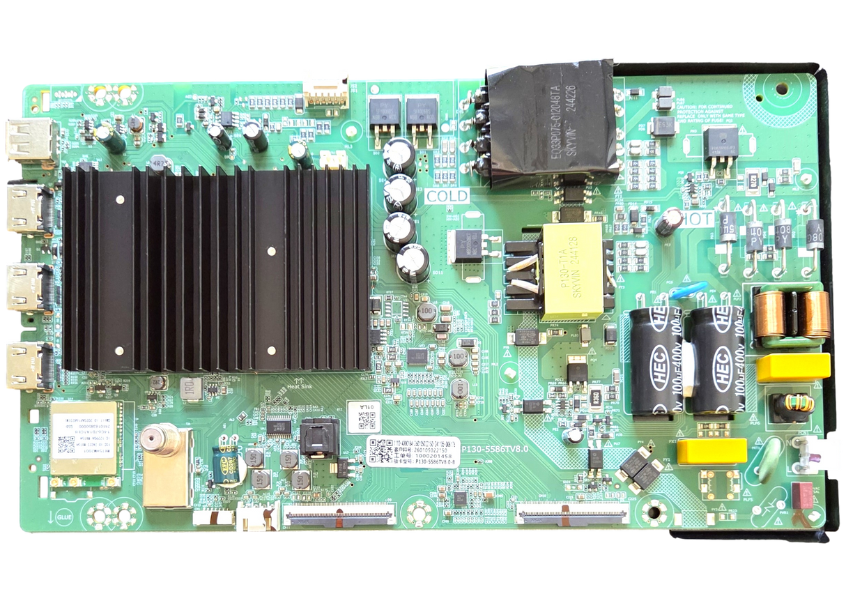 260105022150 Vizio Main Board, 1110-4000184, P130-5586TV8.0, V4K50M-0807