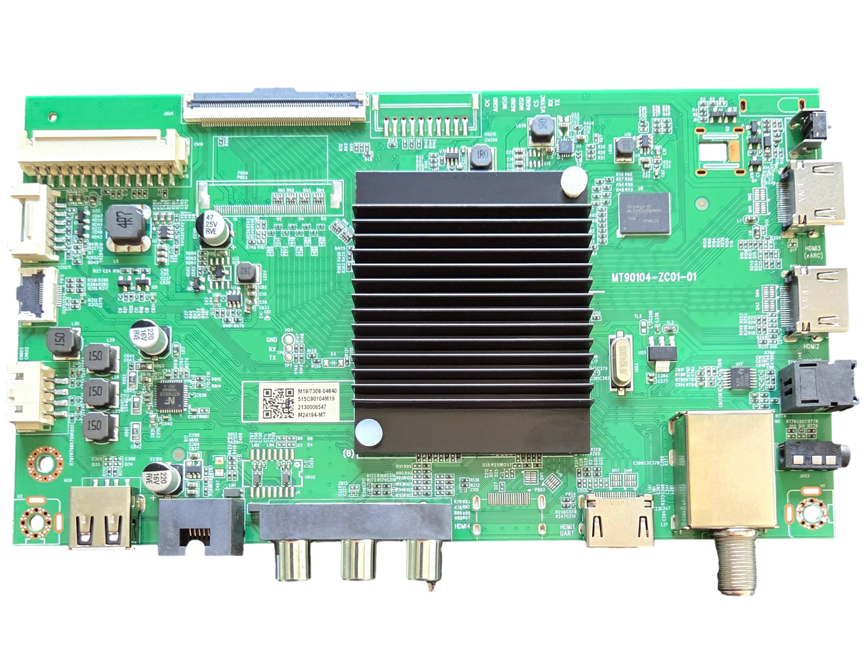 M24194-MT Onn Main Board, 515C90104M19, MT90104-ZC01-01, M19, 100012587