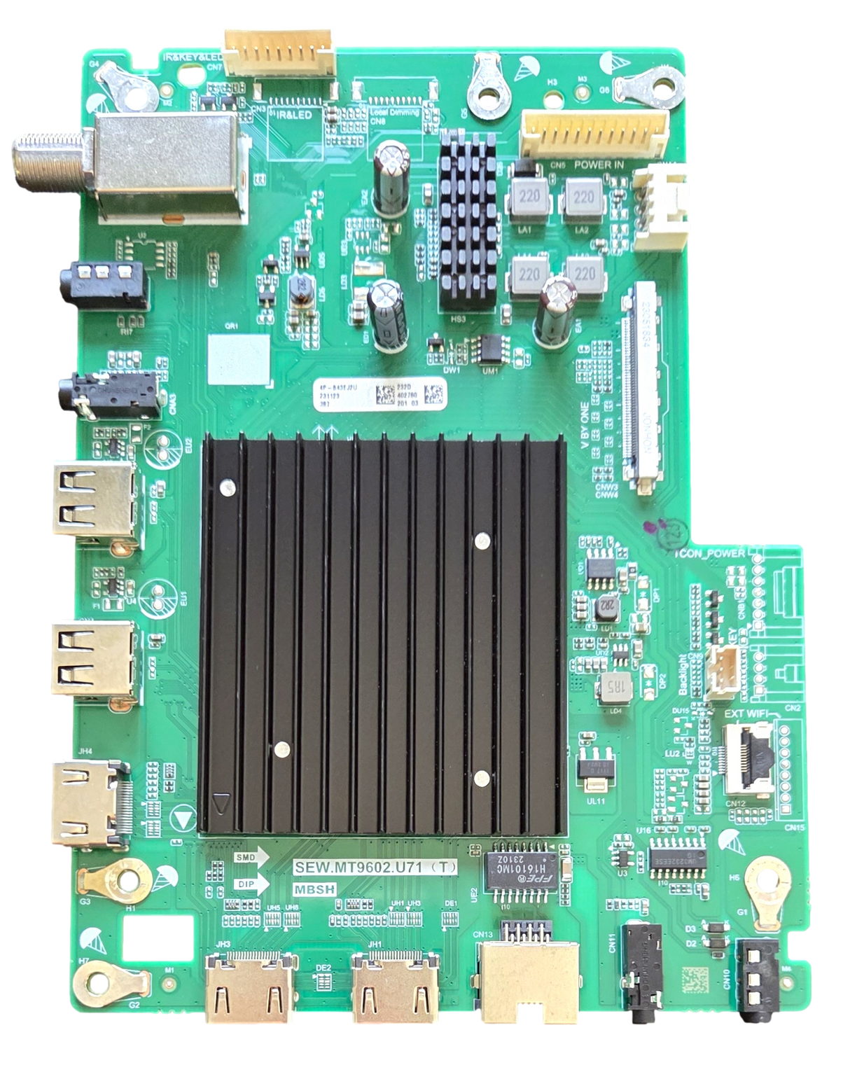 231123 Sharp Main Board, SEW.MT9602.U71, 4P-B43EJ2U