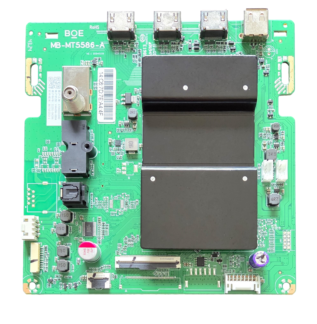 21201-04296 Vizio Main Board, MB-MT5586-A, V4K43M-0804