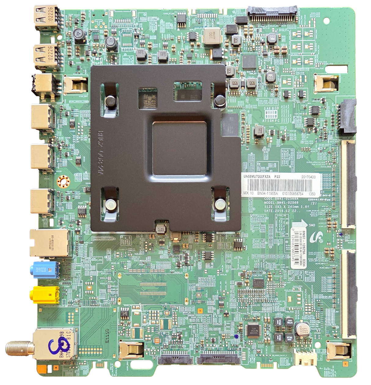 BN94-11955A Samsung Main Board, BN94-12401A, BN97-12829A, BN41-02568A, UN55MU7000FXZA, UN55MU7000FXZA FA01, UN55MU7000FXZC