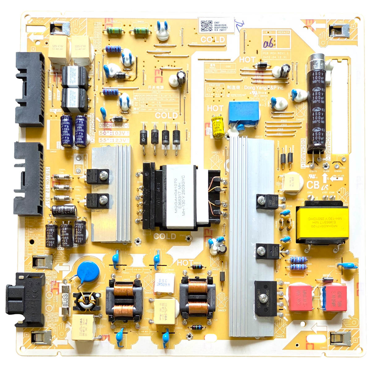BN44-01351A Samsung Power Supply, L50E8_FDY, BN4401351A, QN50Q8FAAFXZA