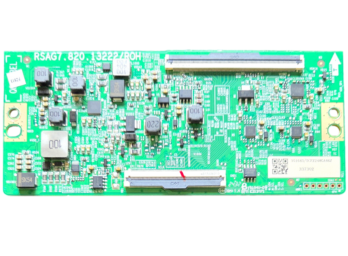 351643 Hisense T-Con, 337302, RSAG7.820.13222/ROH, 85QD7N
