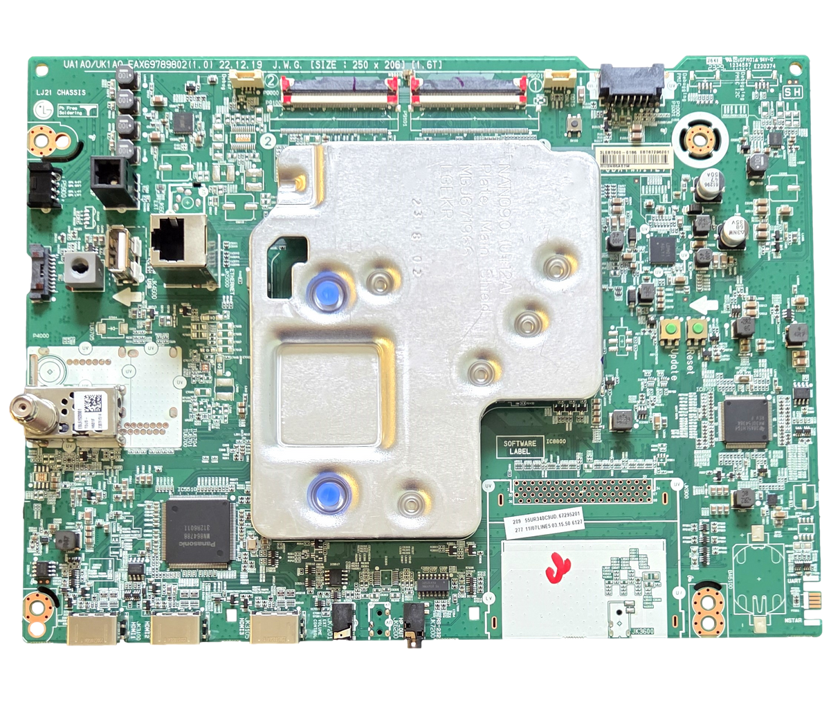 EBT67295201 LG Main Board, EAX69789802(1.0), 55UR340C9UD.BUSGDKR, 55UR340C9UD