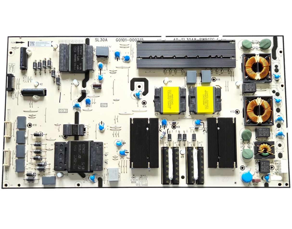 G0504-000309-Z00 TCL Power Supply Board, G0101-000215 40-SL30A8-PWB1ZG , 85A300W