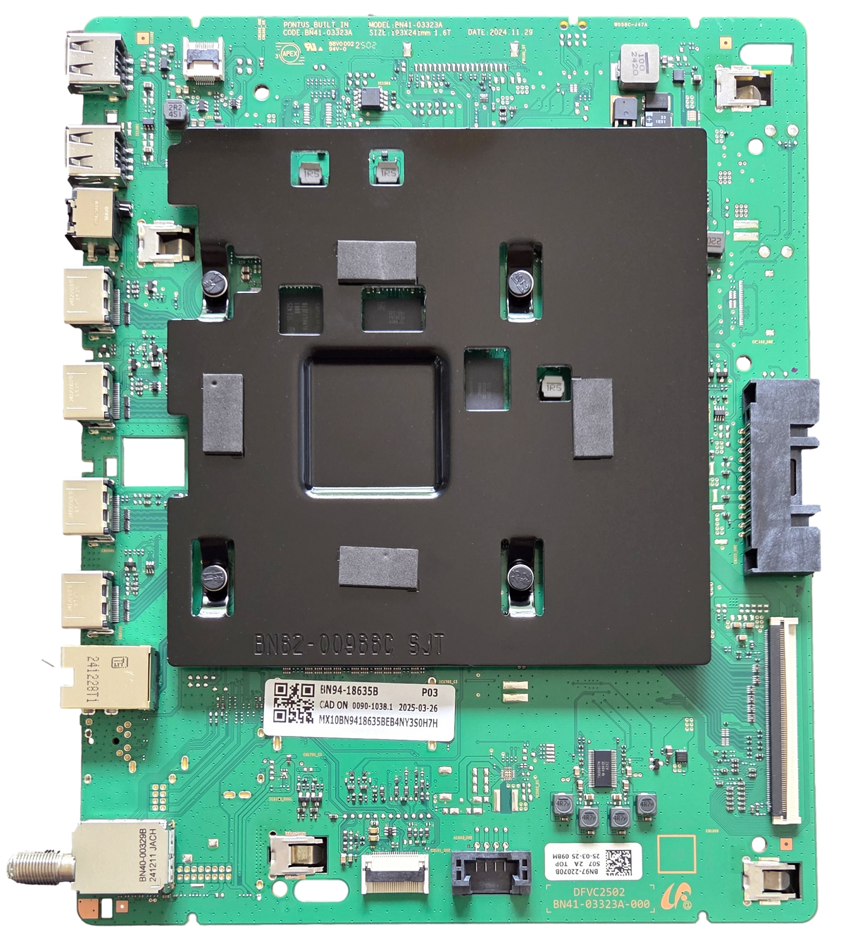 BN94-18635B Samsung Main Board, BN97-22070B, BN41-03323A, QN75Q8FAAFXZA, QN85Q8FAAFXZA, QN65Q8FAAFXZA, QN55Q8FAAFXZA, QN85Q8FDAFXZA