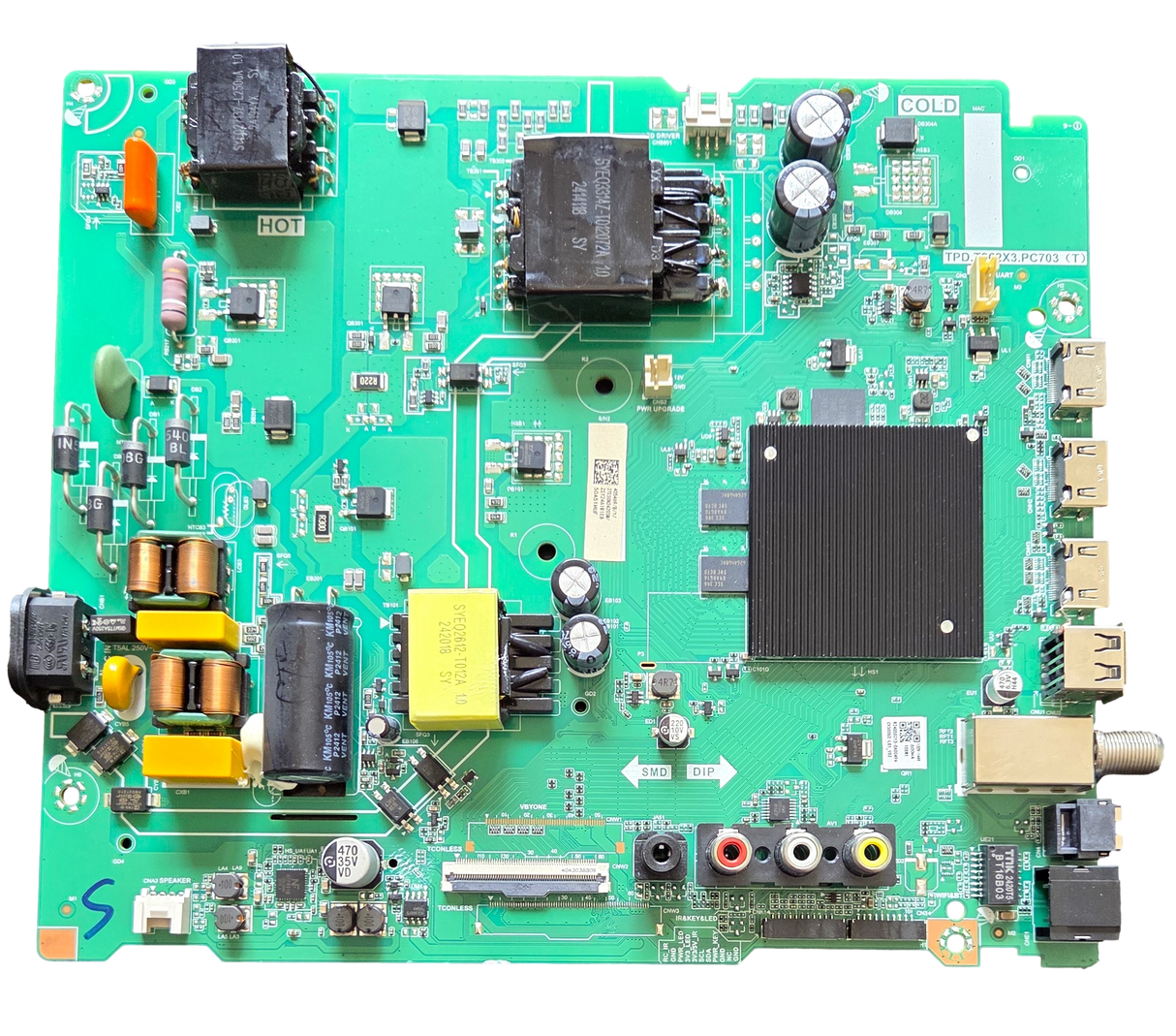 405469 Hisense Main Board, TPD.T962X3.PC703(T), 50A51HUF, 50QD65NF