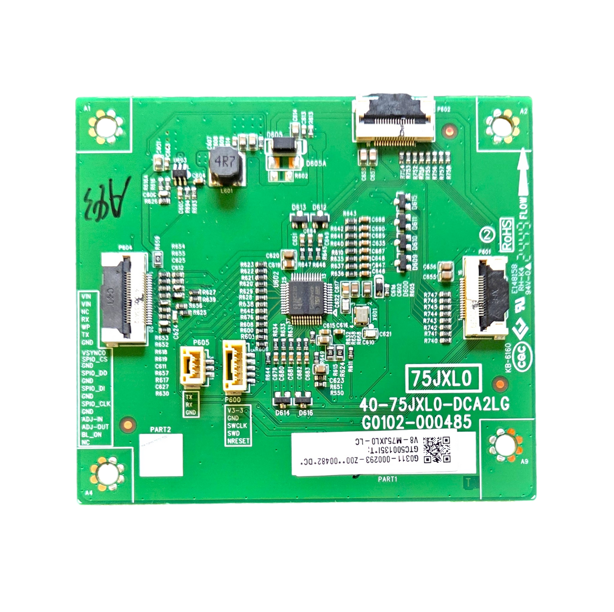 G0311-000293 TCL LED Driver, V8-M75JXL0-LC, 40-75JXL0-DCA2LG, G0102-000485, 85QM6K