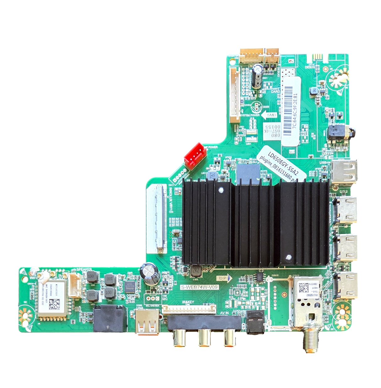 S-WEB74W-V09 LG Main Board, LD650EGY-SSA2, 657DNT1S-UA