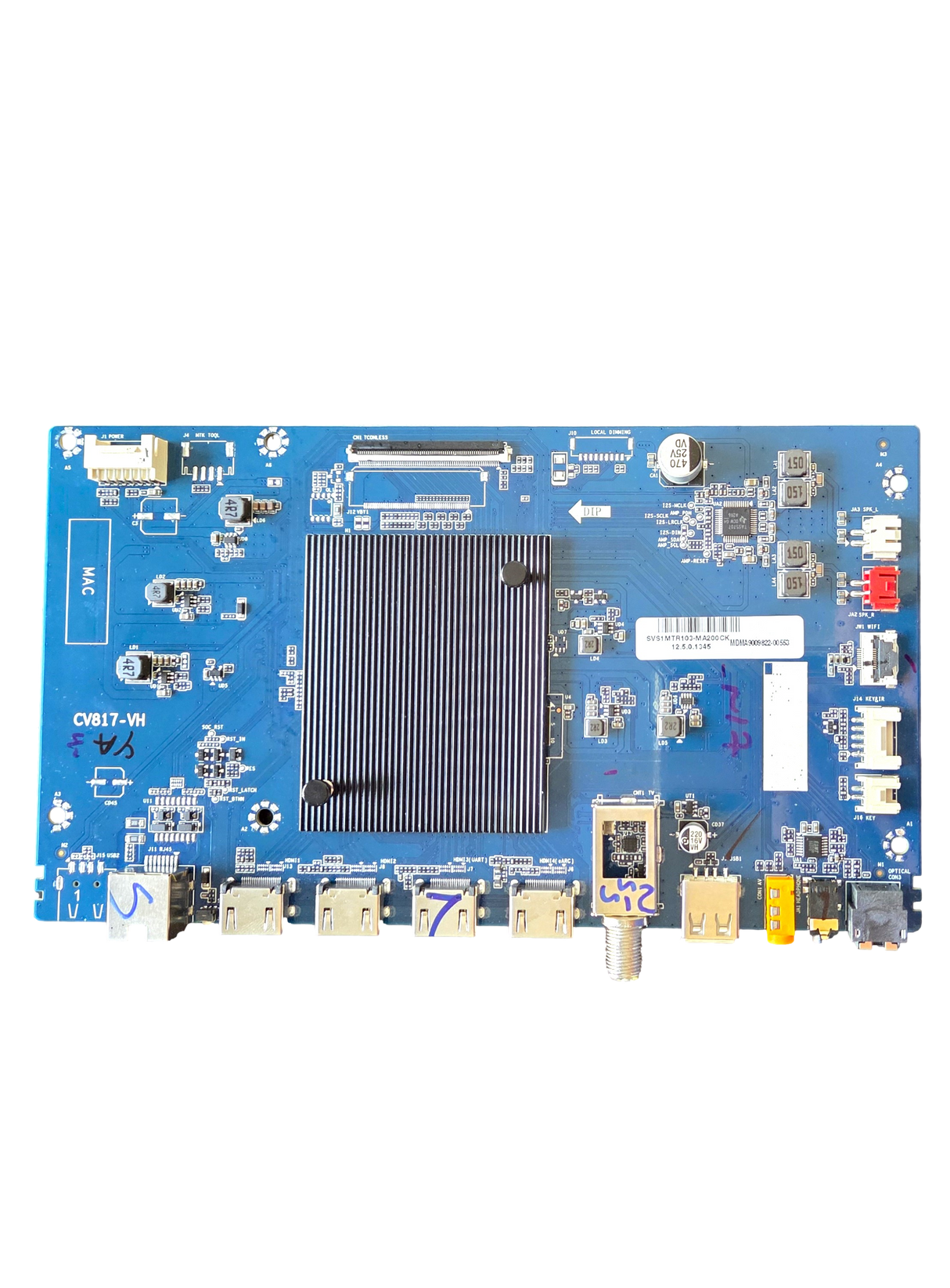 SVS1MTR103-MA200CK Funai Main Board, CV817-VH, 65PUL7973/F7