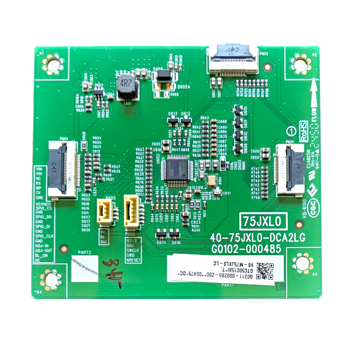 G0311-000285 TCL LED Driver, V8-M75JXL0-LC, 40-75JXL0-DCA2LG, G0102-000485, 65QM6K