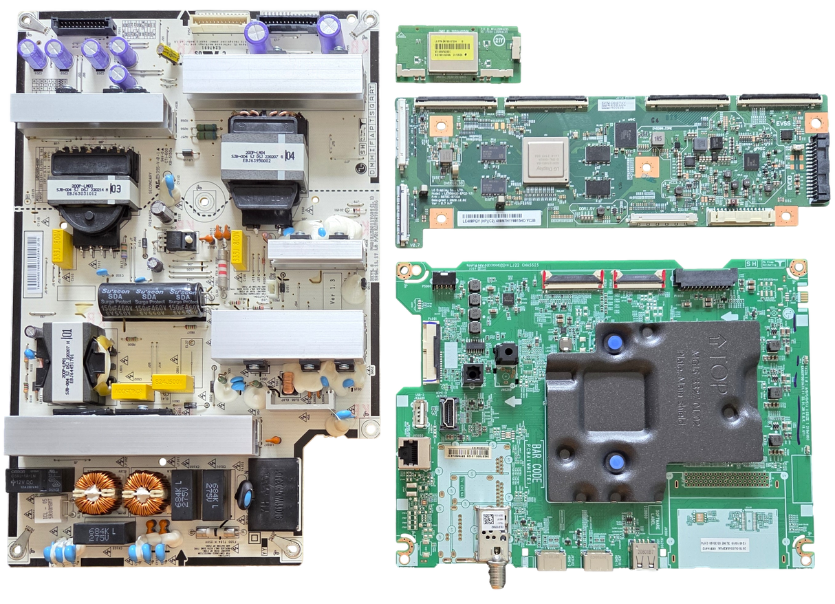 OLED48A2PUA LG TV Repair Parts Kit, EBT66914412 Main Board, EAY65768824 Power Supply, 6871L-6851A T-Con, EAT65167004 Wifi, OLED48A2PUA