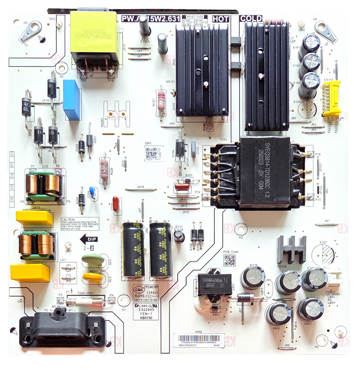 380GLP30242CVT Insignia Power Supply, PW.A115W2.631, NS-55F501NA26