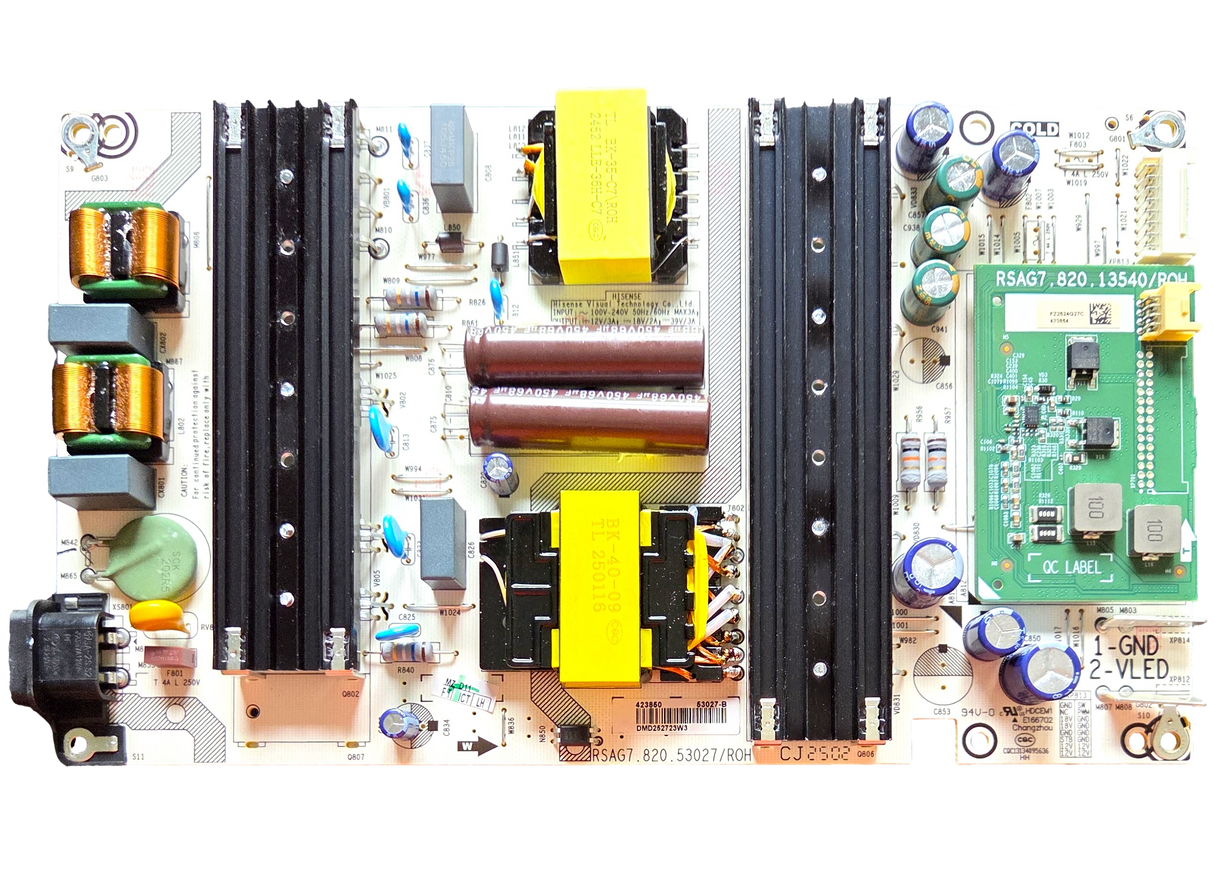423850 Hisense Power Supply, RSAG7.820.53027/ROH, 50QD7QF