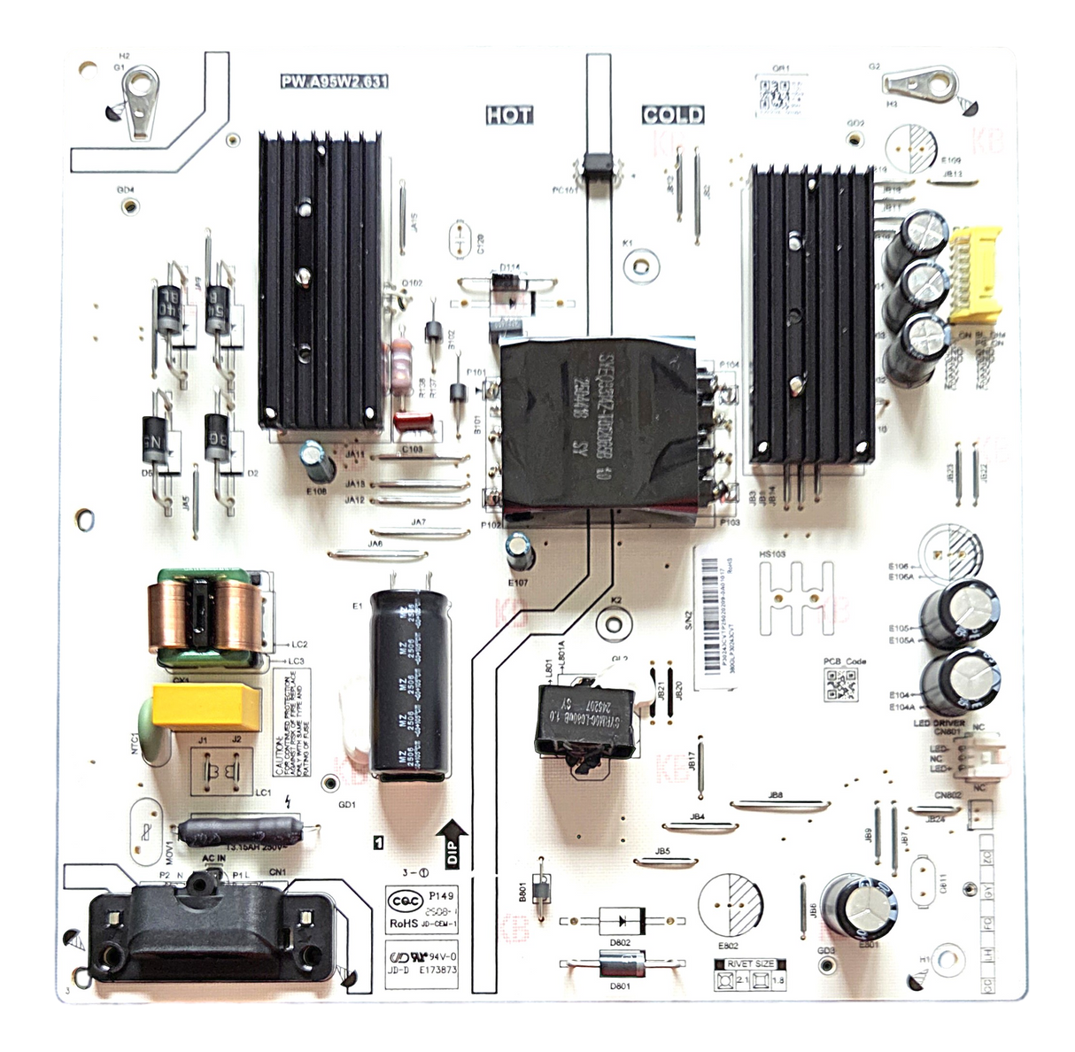 380GLP30243CVT Insignia Power Supply, PW.A95W2.631, NS-50F501NA26