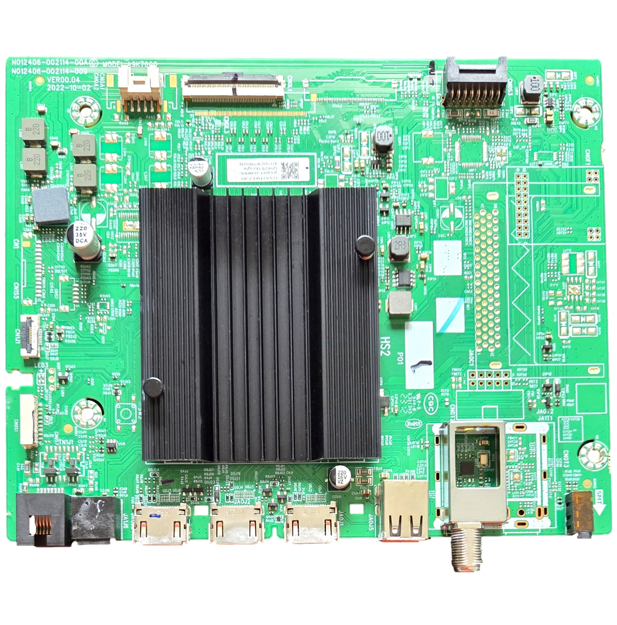 21201-03655 Skyworth Main Board, 21201-03655, N012406-002114-00A, N012406-002114-009, A9K76G0