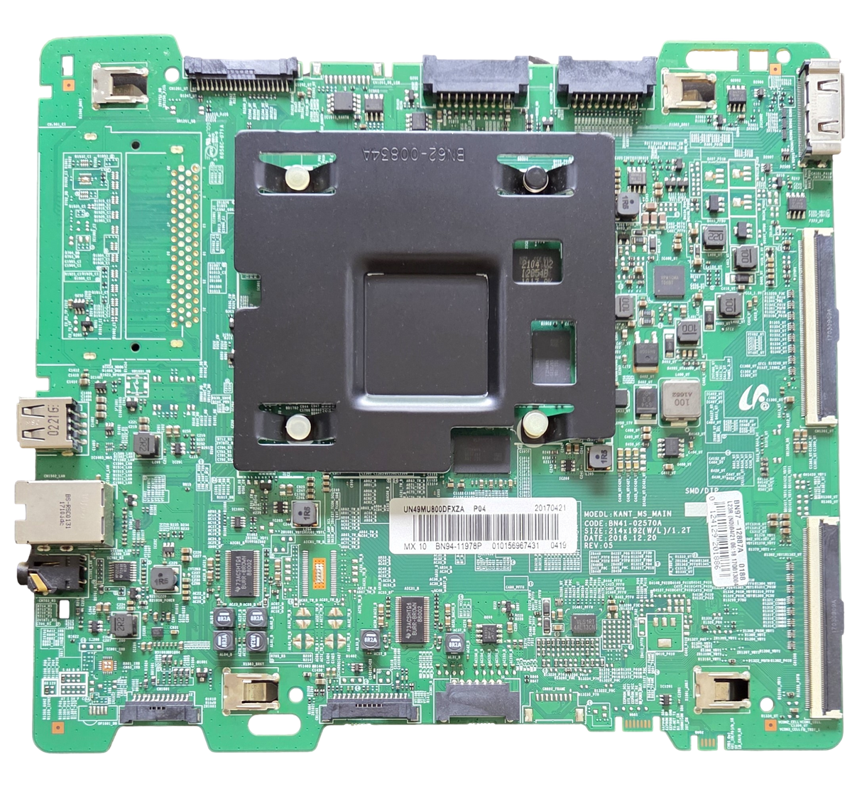 BN94-11978P Samsung Main Board, BN97-12887A, BN41-02570A, UN49MU800DFXZA