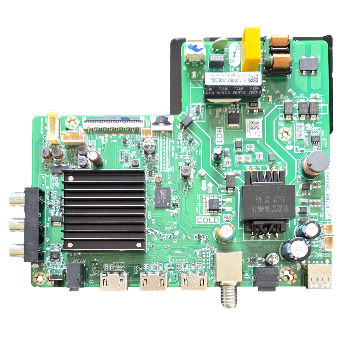 9011-240038-VZ20106K Onn Main Board, TPD.SK338CL.PB751 (T), 100058007
