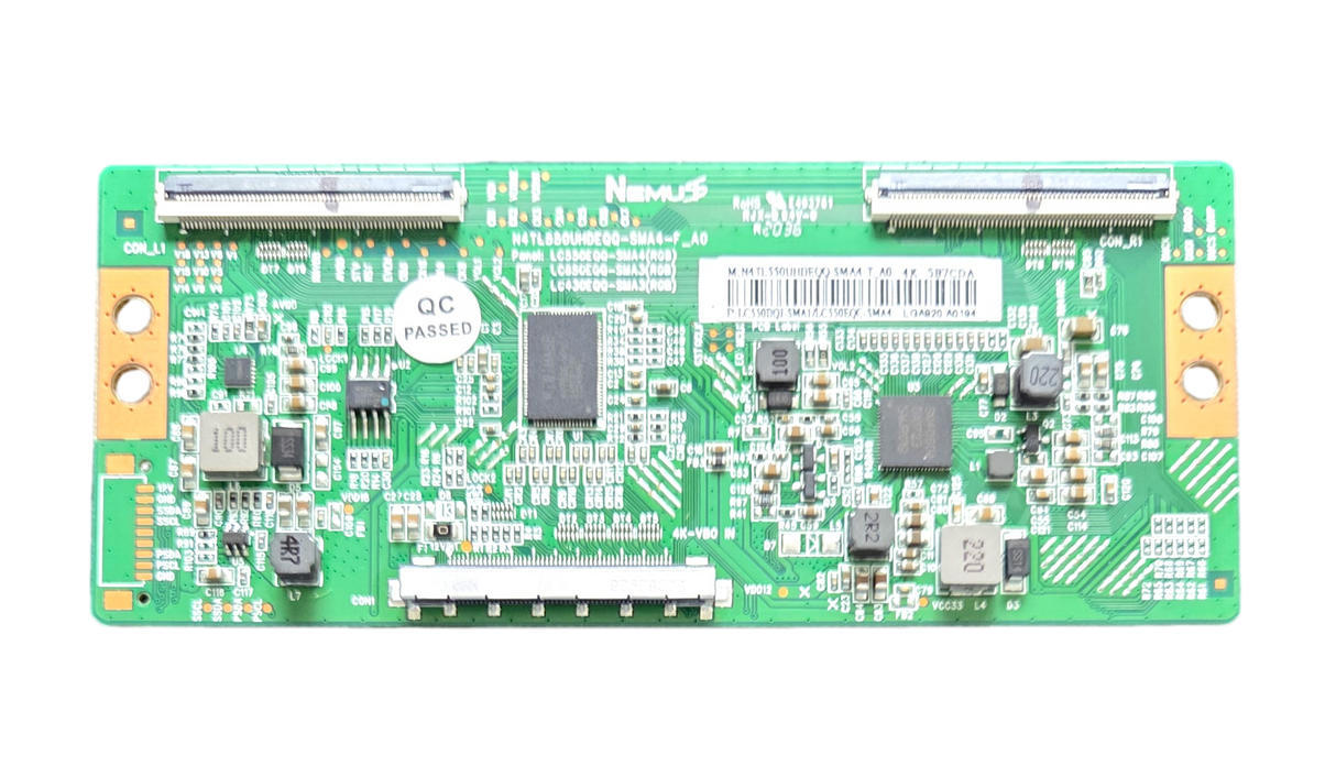 N4TL550UHDEQQ Sceptre T-Con, N4TL550UHDEQQ-SMA4, LTTV83BB, 100012586