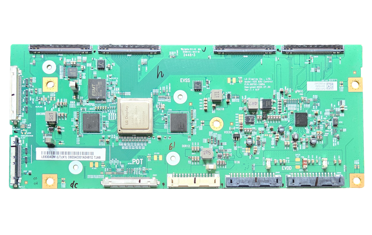 6871L-8013A LG T-Con, 6870C-1065A, LE830AQM, OLED83G5WUA