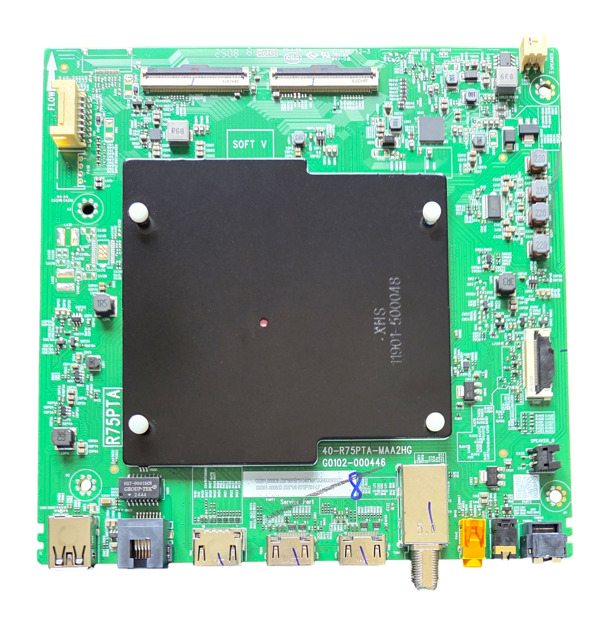 G0301-000832 TCL Main Board, G0102-000446 , 40-R75PTA-MAA2HG , 65Q651G