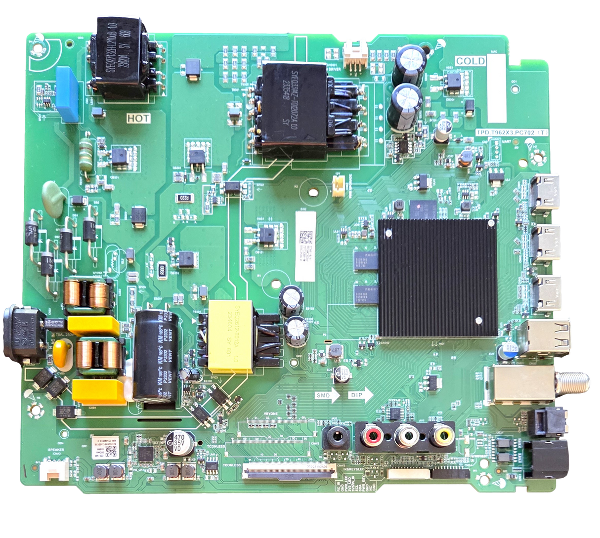 323651 Toshiba Main Board / Power Supply, TPD.T962X3.PC702(T), 55C350LU