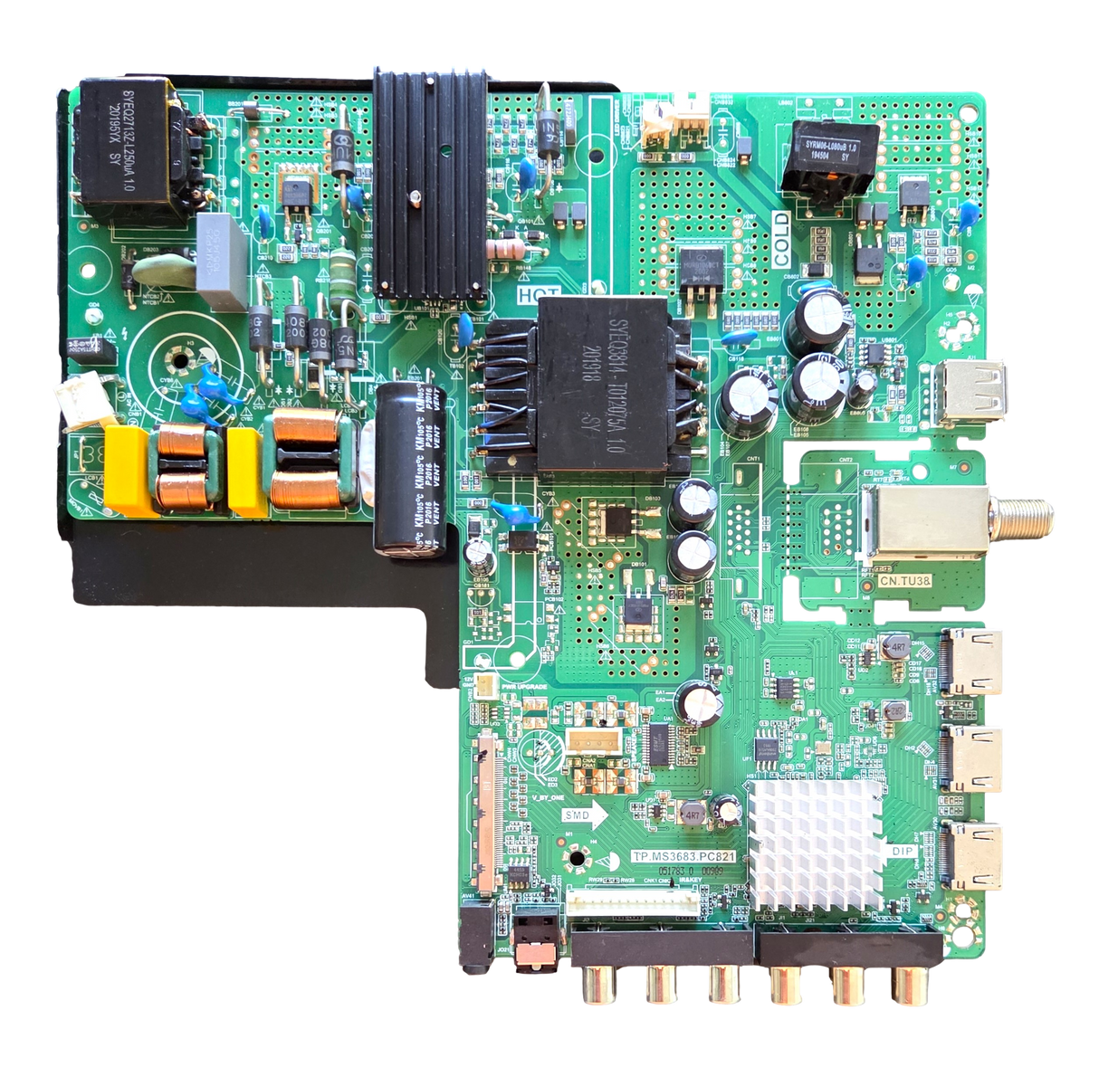 N20051783 Sceptre Main Board, N20051783-0A05178, LC546PU2L-03, TP.MS3683.PC281, LTTV83BB, HSTV83BB