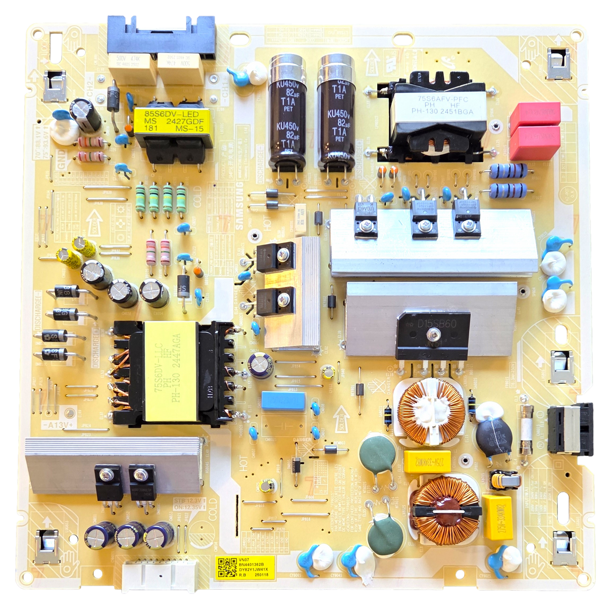 BN44-01362B Samsung Power Supply, BN4401362B, L75S6A_FVD, QN75Q7FAAFXZA, QN75QN7FDAFXZA