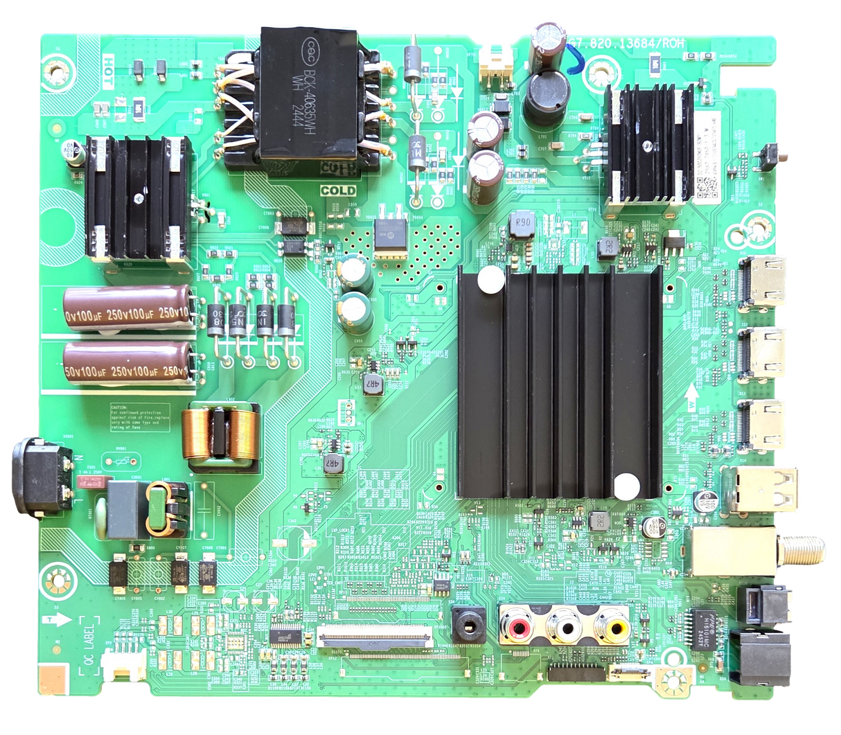 424984 Toshiba Main Board, 424984B, RSAG7.820.13684/ROH, 50C350NU