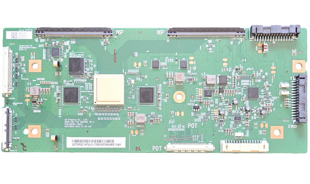 6871L-8000A LG T-Con, 8000A, KE770PQZ, OLED77G5WUA