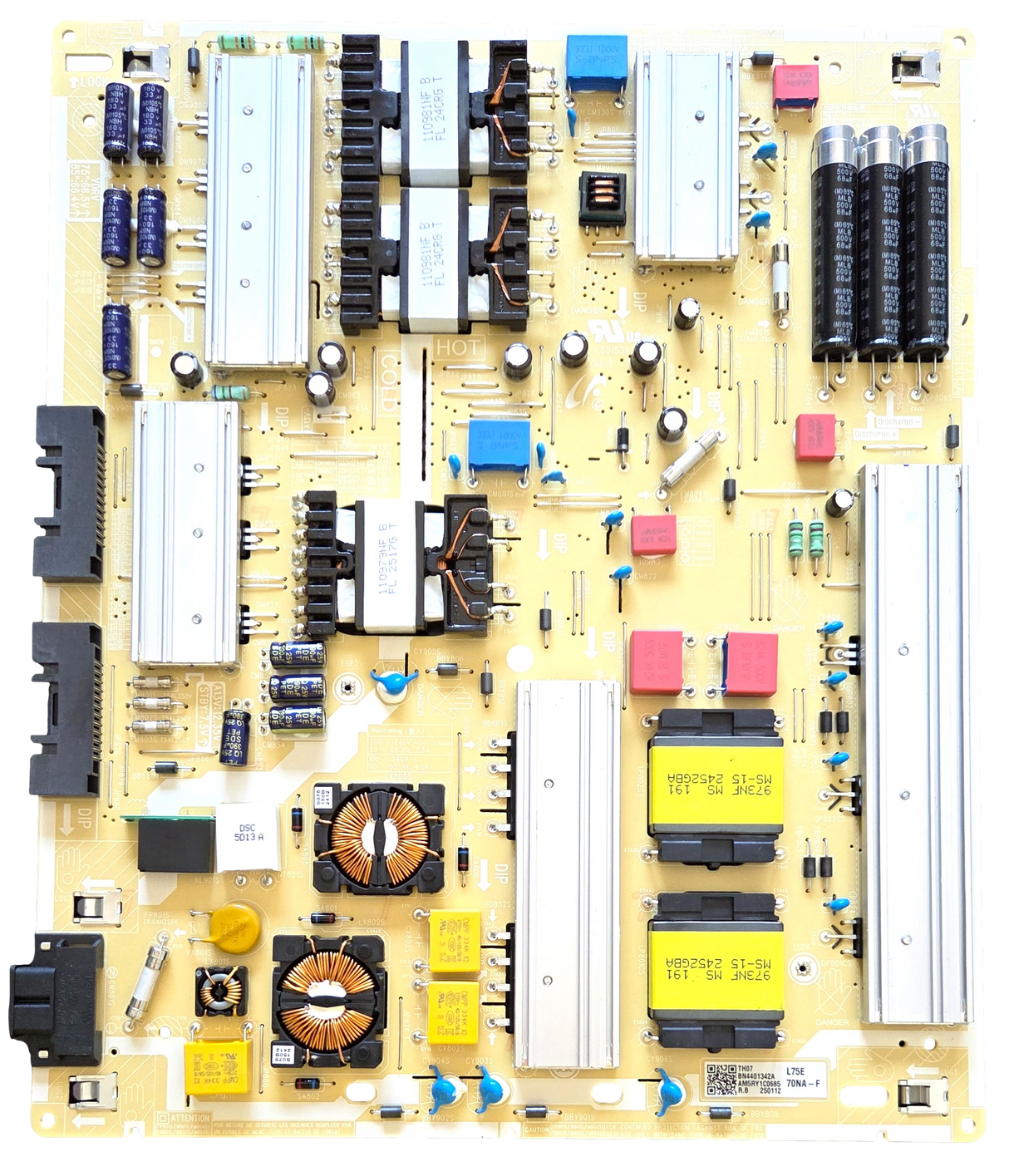 BN44-01342A Samsung Power Supply, 75E70NA FHS, BN44-01342A, QN75QN70FAFXZA