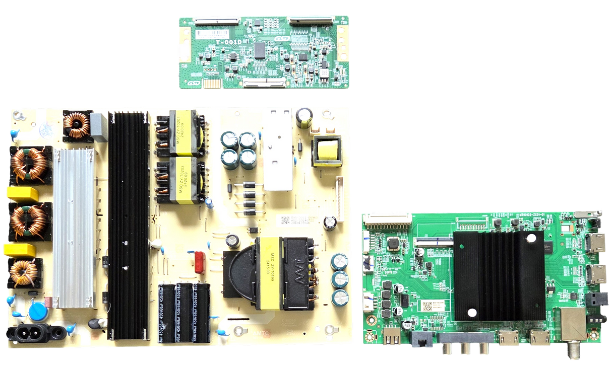 75R4A5R Roku TV Repair Parts Kit, 515C90102M05 Main Board, 514C7002M05 Power Supply, T75UHD-CVC4 T-Con, 75R4A5R