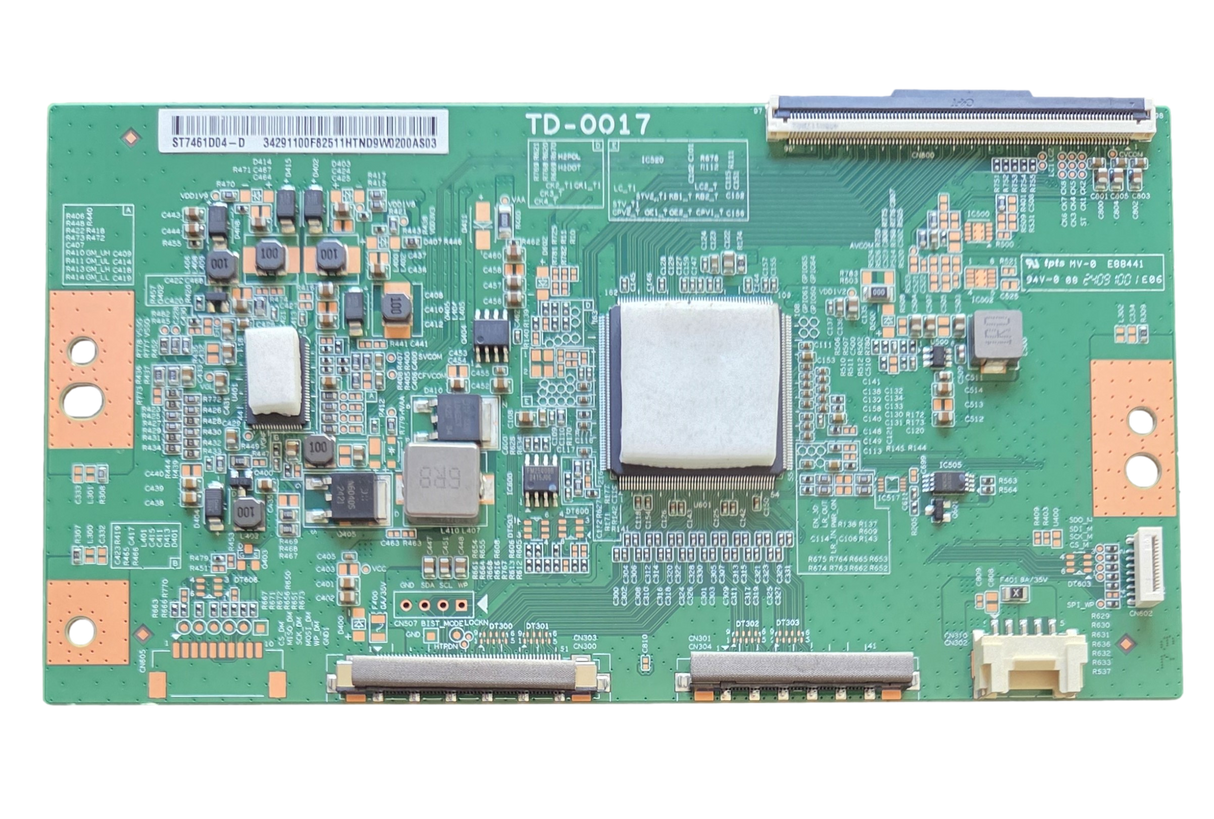 ST7461D04-D Sony T-Con, 1-019-262-11, 1-017-158-11, 34291100F8, 34.29110.0F8, XR-75X90L, K-75XR90