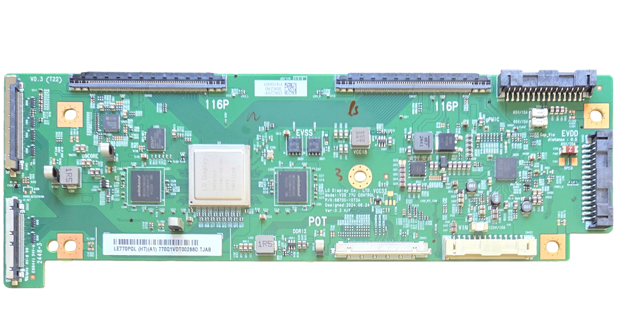 6871L-8062A LG T-Con, LE770PQL, OLED77B5PUA