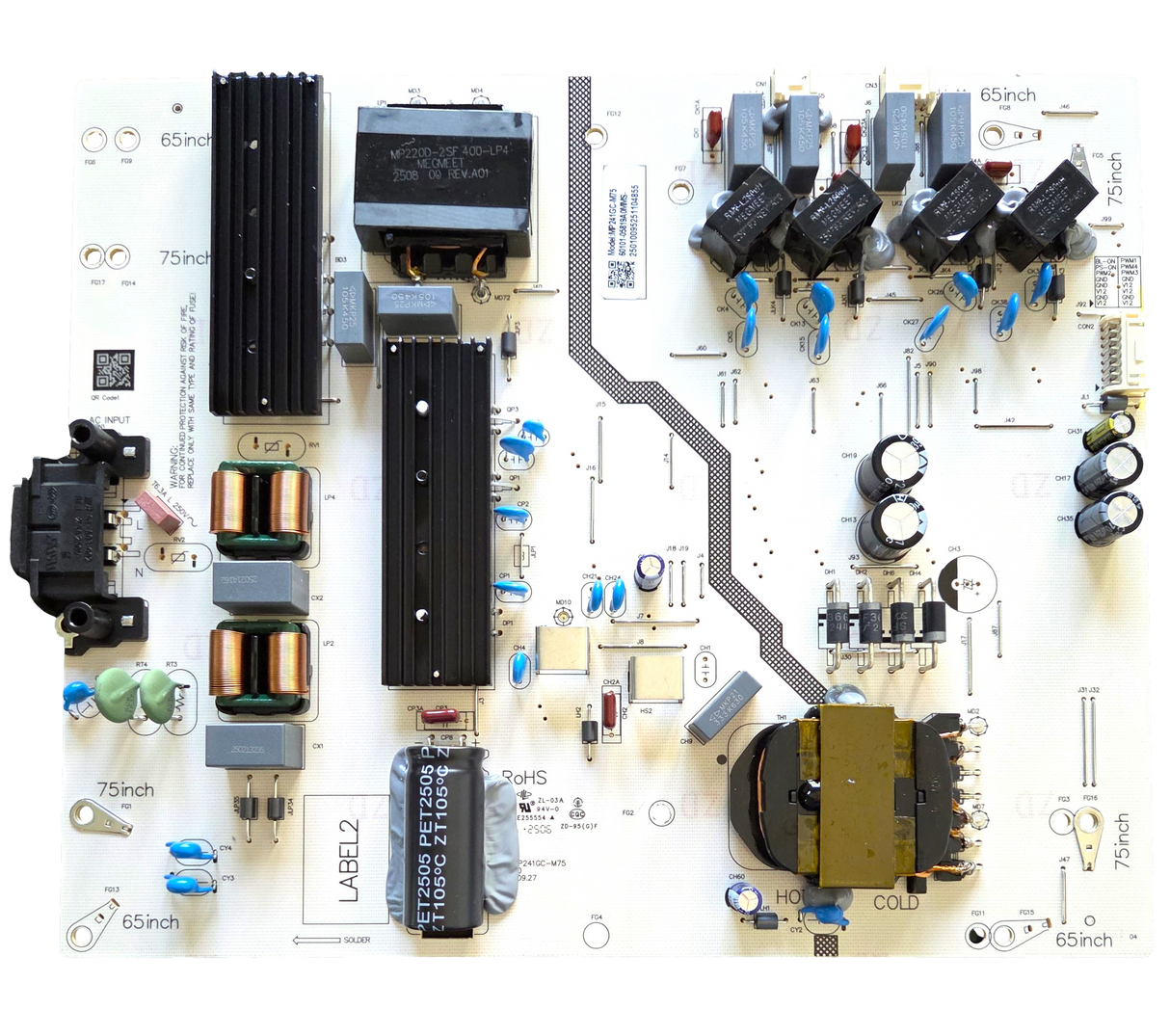 60101-05819 Vizio Power Supply, MP241GC-M75, M75Q6-L4