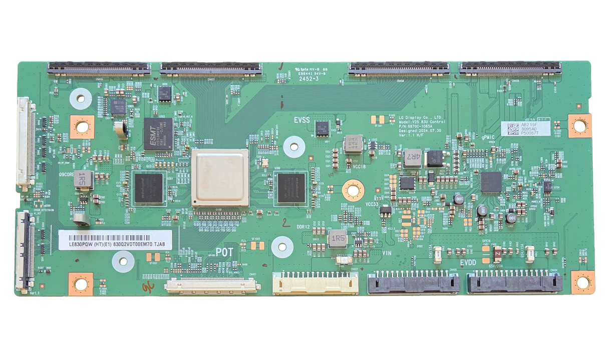 6871L-8095A LG T-Con, LE830PQW, 6870C-1065A, OLED83C5AUA