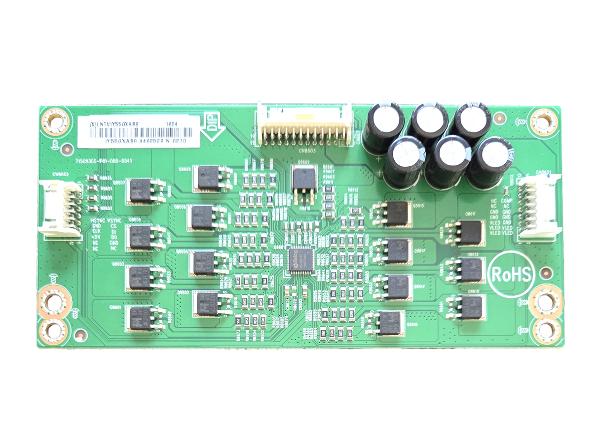 LNTVIY55GXAB9 Vizio LED Driver, (X)LNTVIY55GXAB9, 715G9365-P01-000-004Y, M507-G1