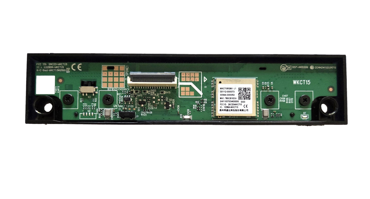 30112-000073 TCL Wifi Board, WKCT15R2501, 2412GQN000552X05130, 75Q691G