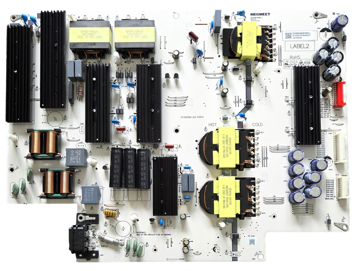 81-PWE120-M400001 LG Power Supply, MP400M-L, 75QNED92AUA
